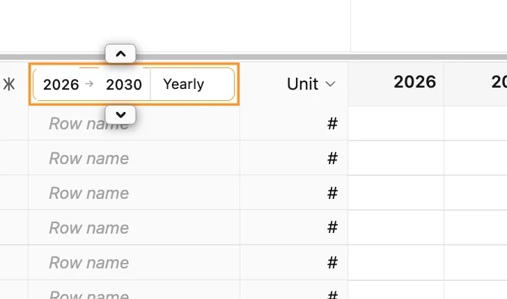 Timeline controls